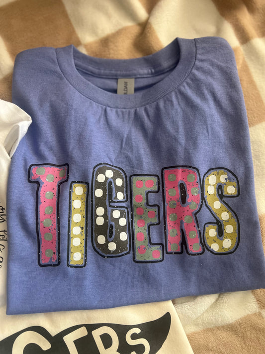 Funky Tigers Mascot Tee